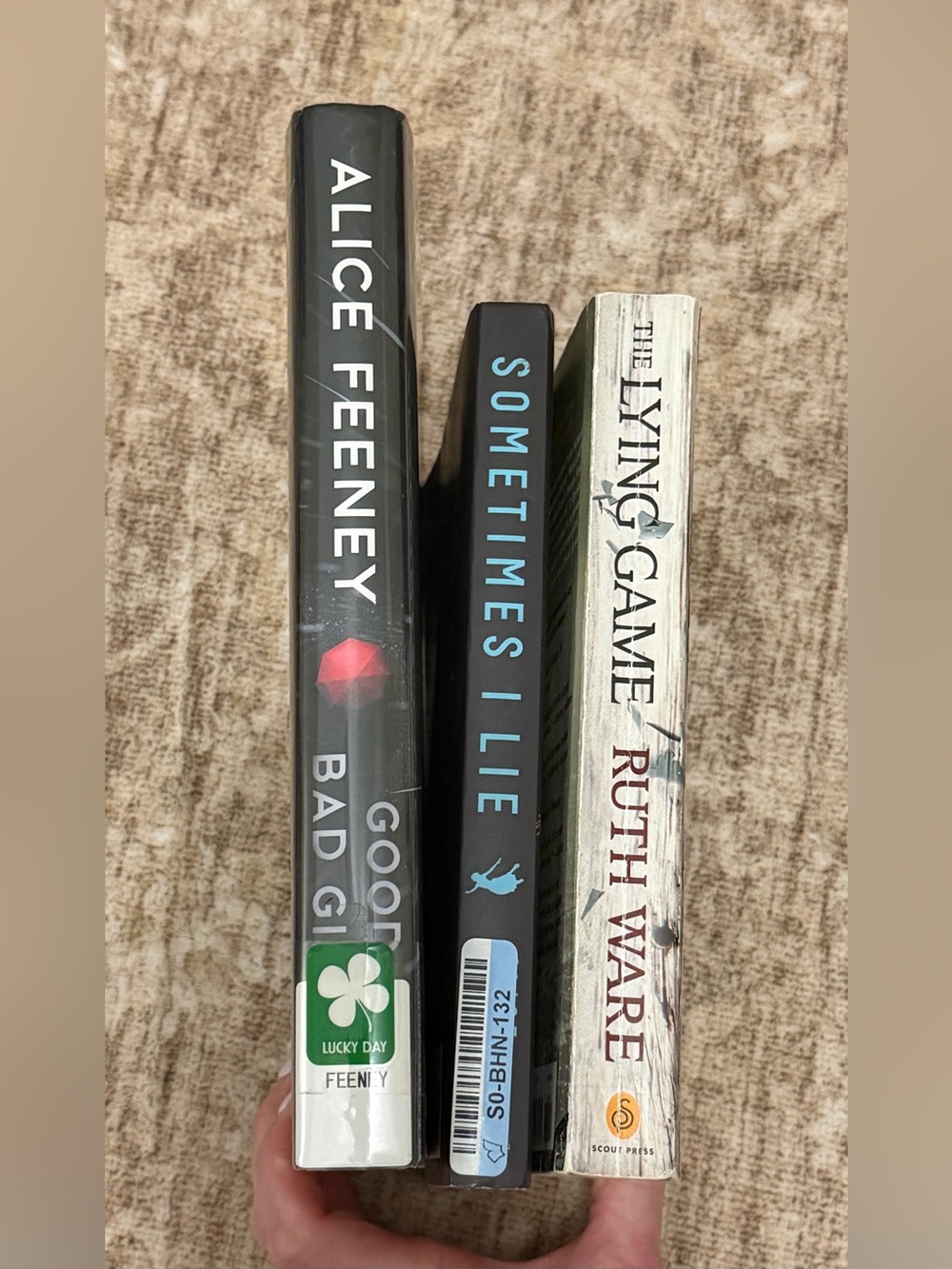 Alice Feeney & Ruth Ware Books-Sometimes I Lie, Good Bad Girl & The Lying Game ✨
